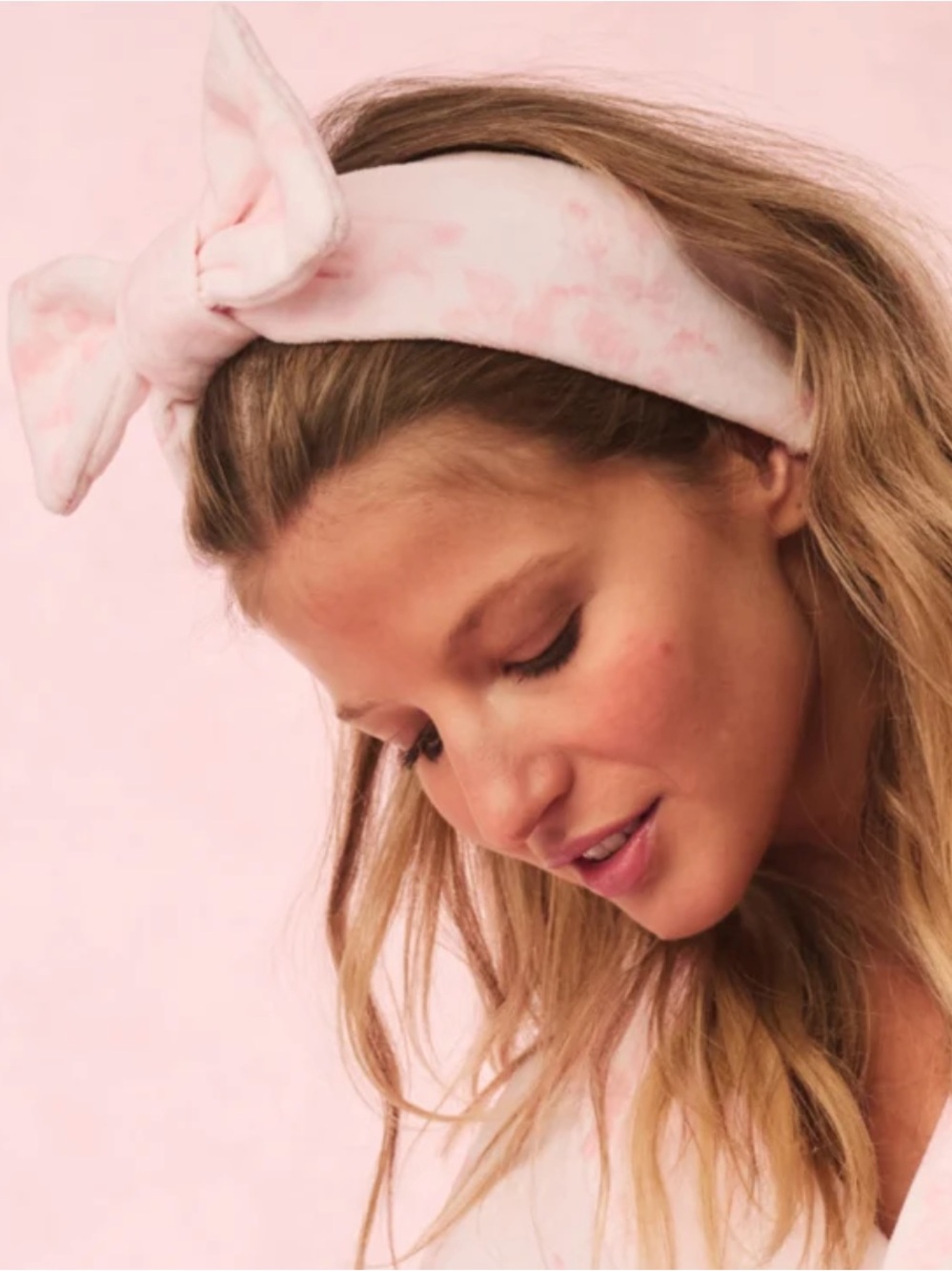 LoveShackFancy Bow Face Wash Beauty Headband
